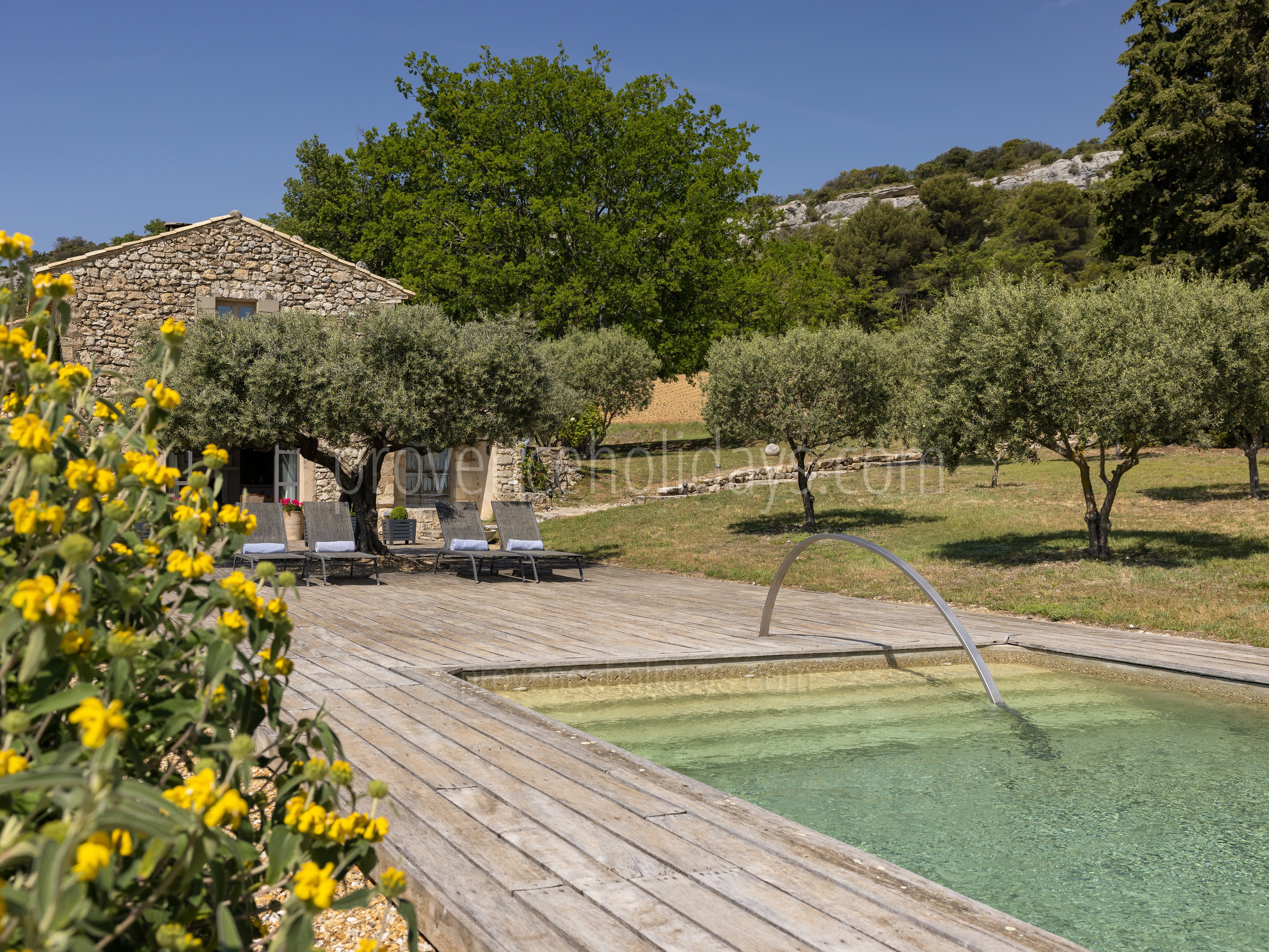 11 - Le Mas de Murs: Villa: Pool