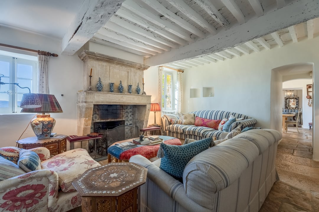 6 - 18e-eeuwse Bastide met uitzicht op de Luberon te koop - Bonnieux: Villa: Interior