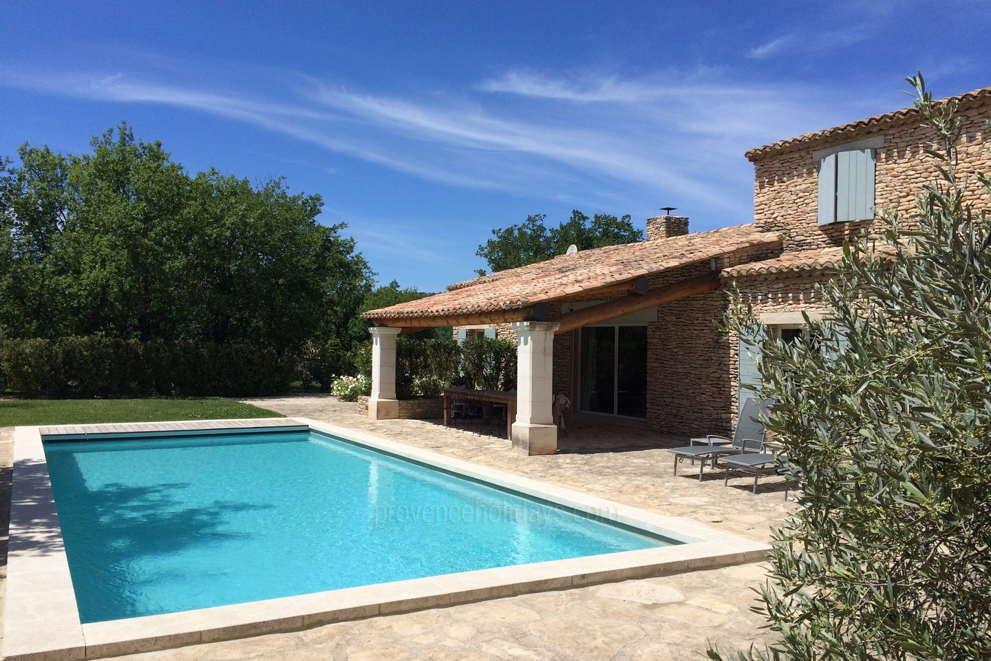 19 - Villa à Gordes: Villa: Pool
