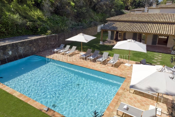 18 - Mas gerenoveerd Ramatuelle: Villa: Pool