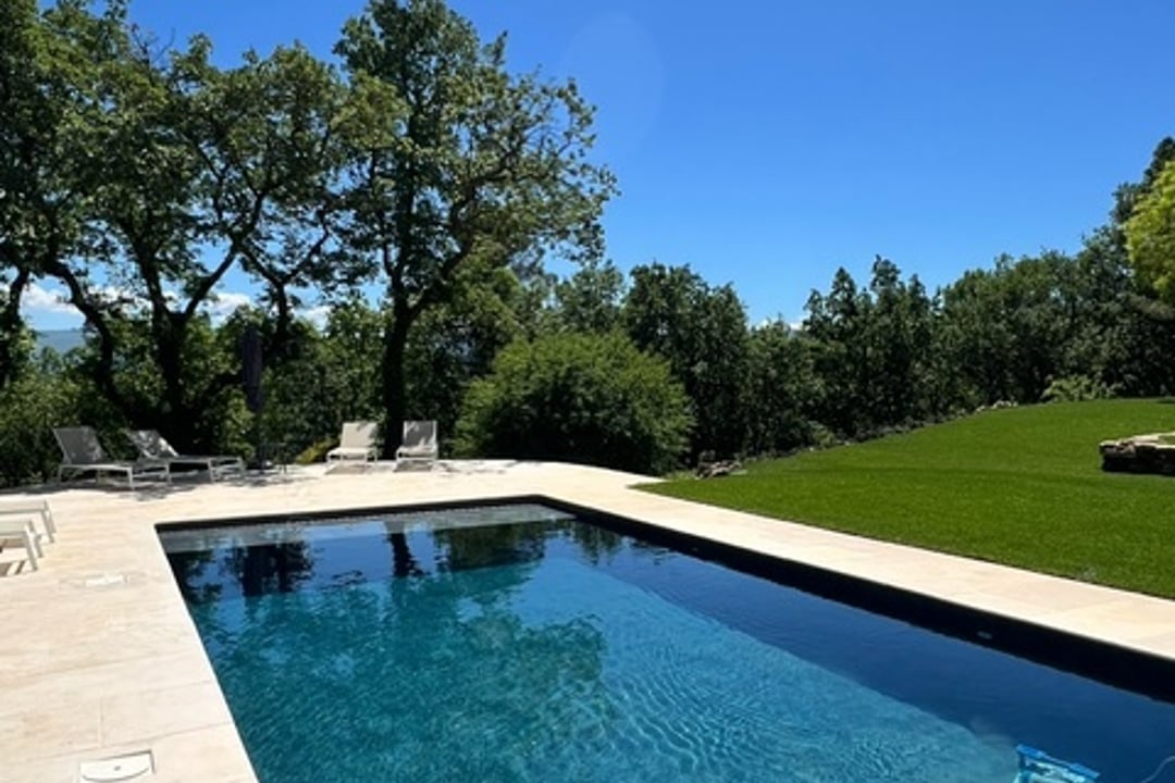 Superbe Mas avec climatisation proche de Gordes 5 - Mas des Firmins: Villa: Pool