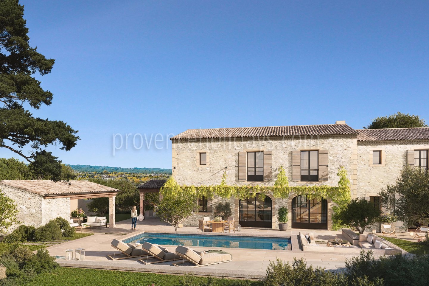 1 - Stone mas in Saint-Rémy-de-Provence: Villa: Exterior
