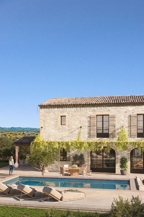 1 - Stone mas in Saint-Rémy-de-Provence: Villa: Exterior