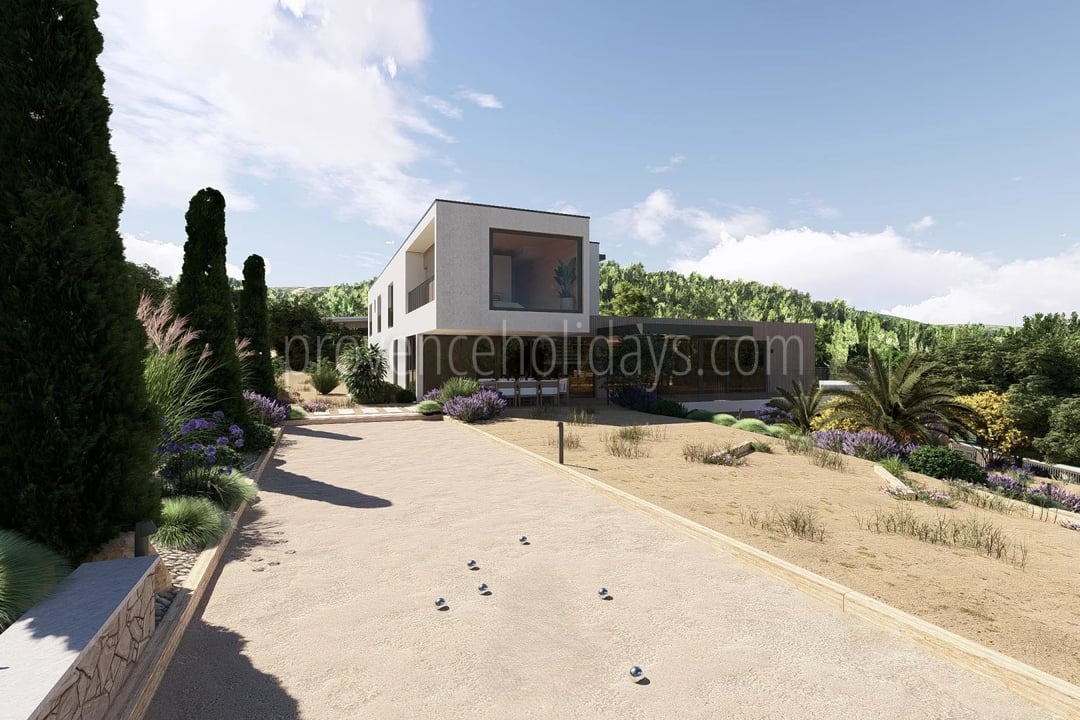 11 - Bioklimatische villa in Cap Bénat: Villa: Exterior