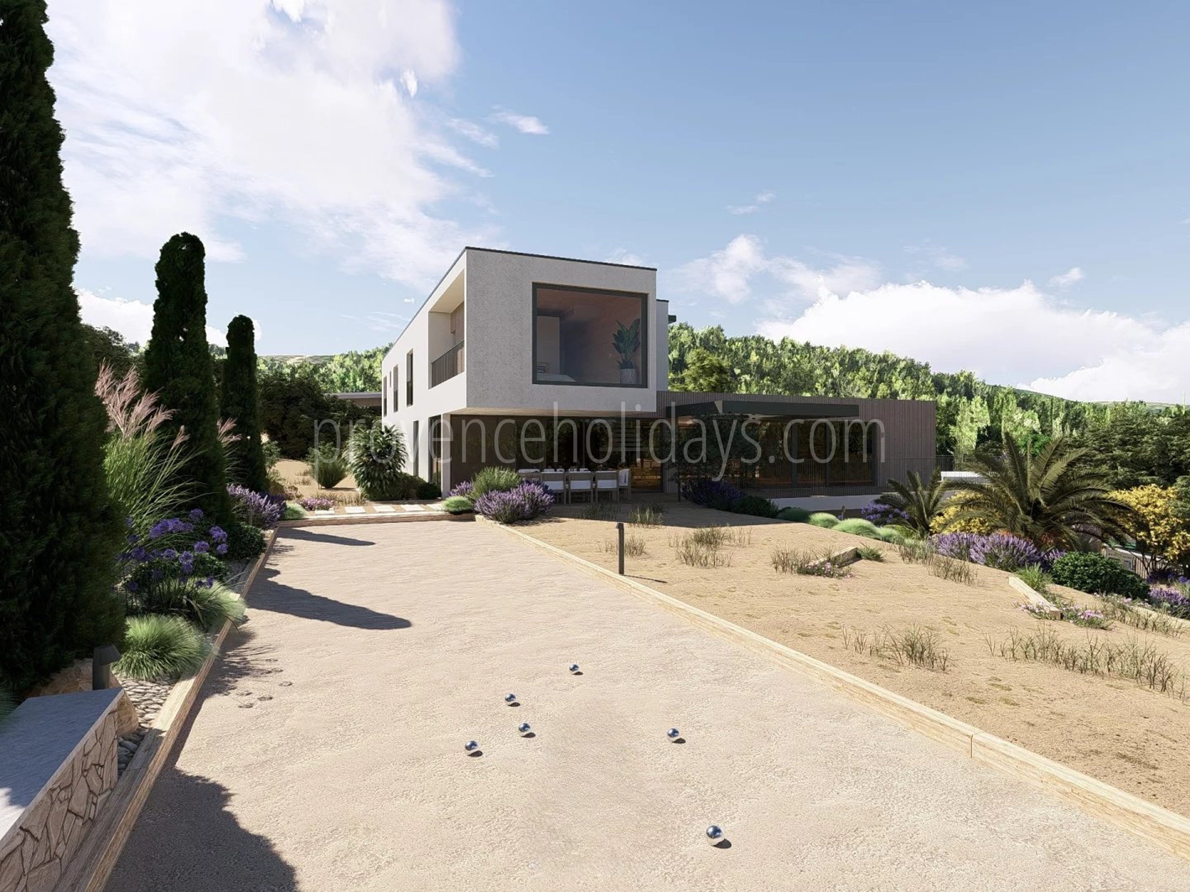11 - Bioklimatische villa in Cap Bénat: Villa: Exterior