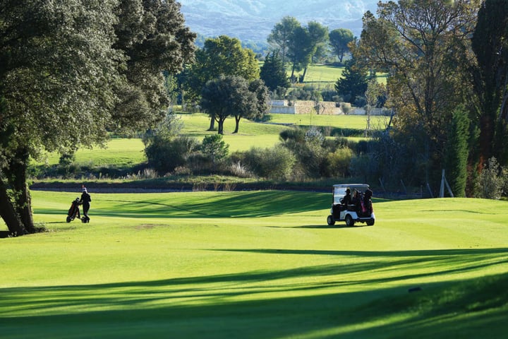 Golfbanen in Les Baux-de-Provence