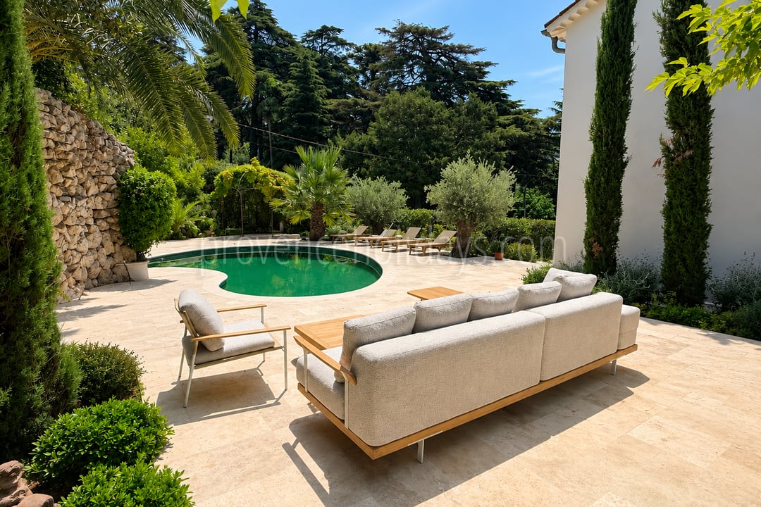 Luxusvilla in Cannes - Schwimmbad