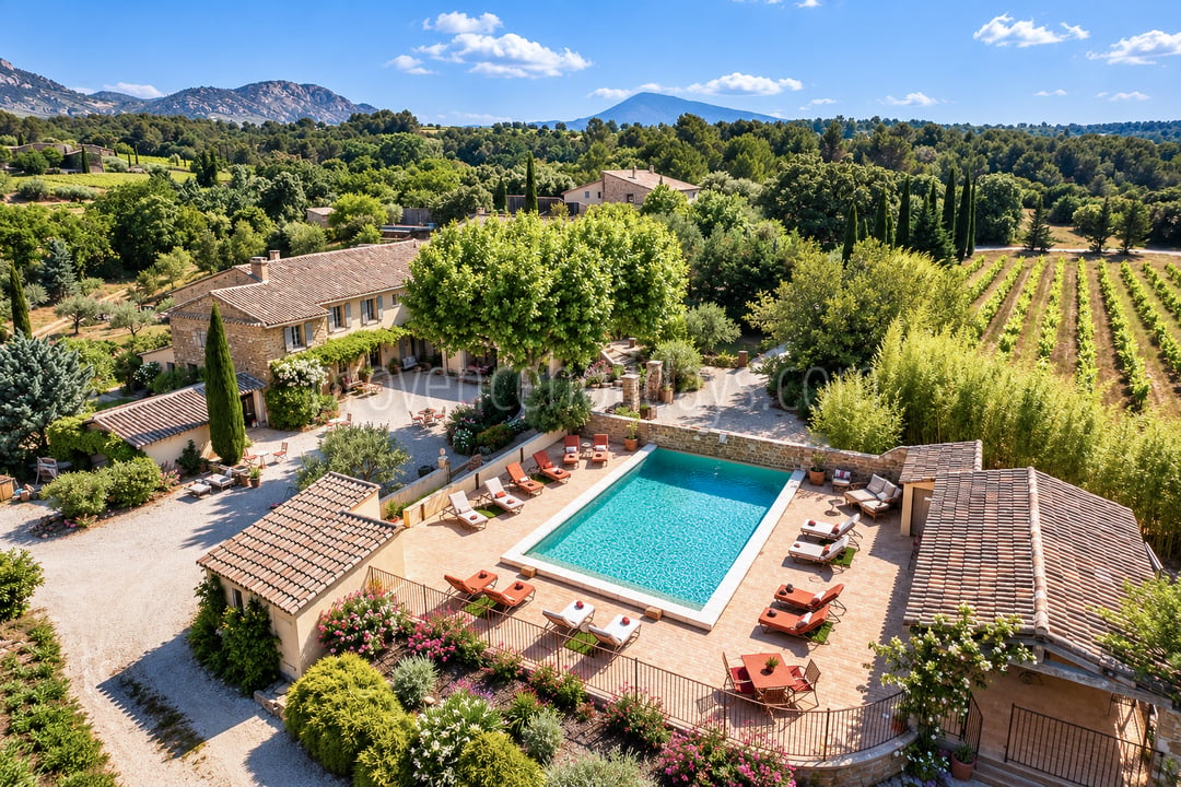 Mas provençal de luxe avec piscine à Beaumes-de-Venise