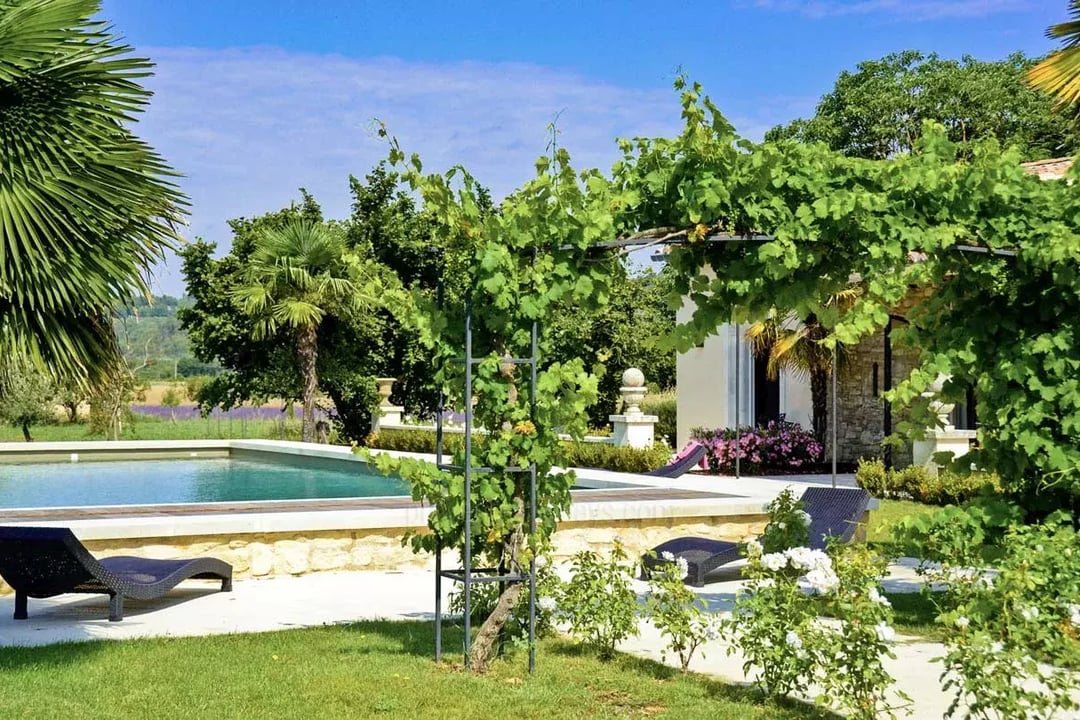 22 - Bonnieux Mas: Villa: Pool