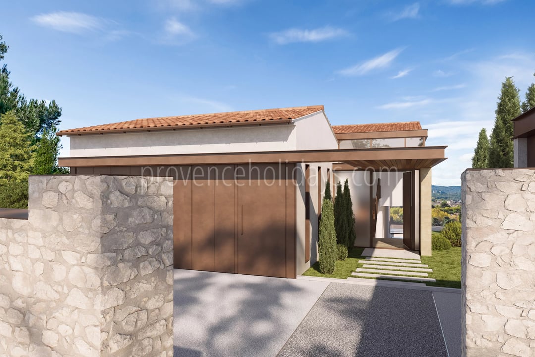 5 - Nieuwe villa in Saint-Rémy-de-Provence: Villa: Exterior