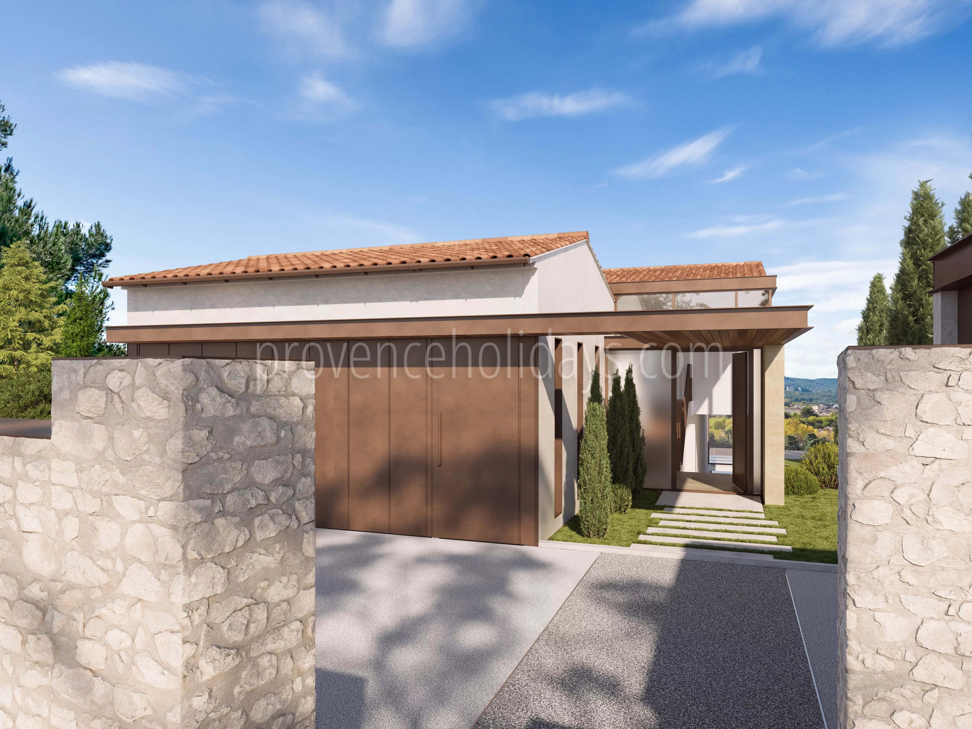 5 - Nieuwe villa in Saint-Rémy-de-Provence: Villa: Exterior
