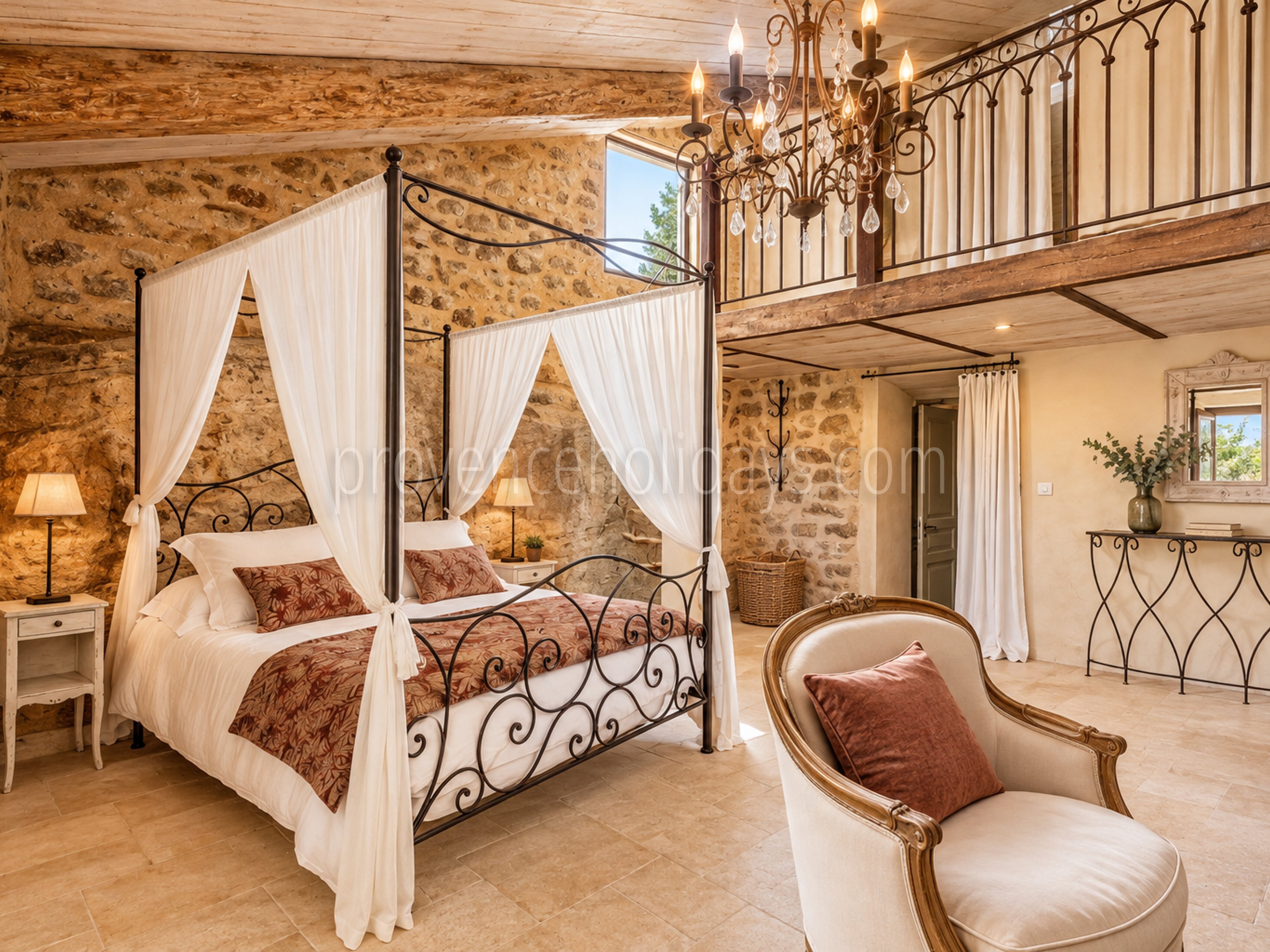 35 - Mas de Beaumes: Villa: Bedroom