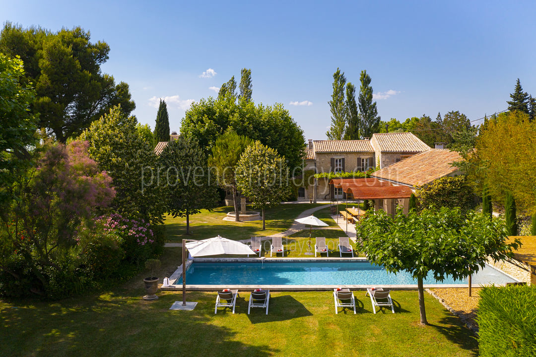 Heated pool 5x15m