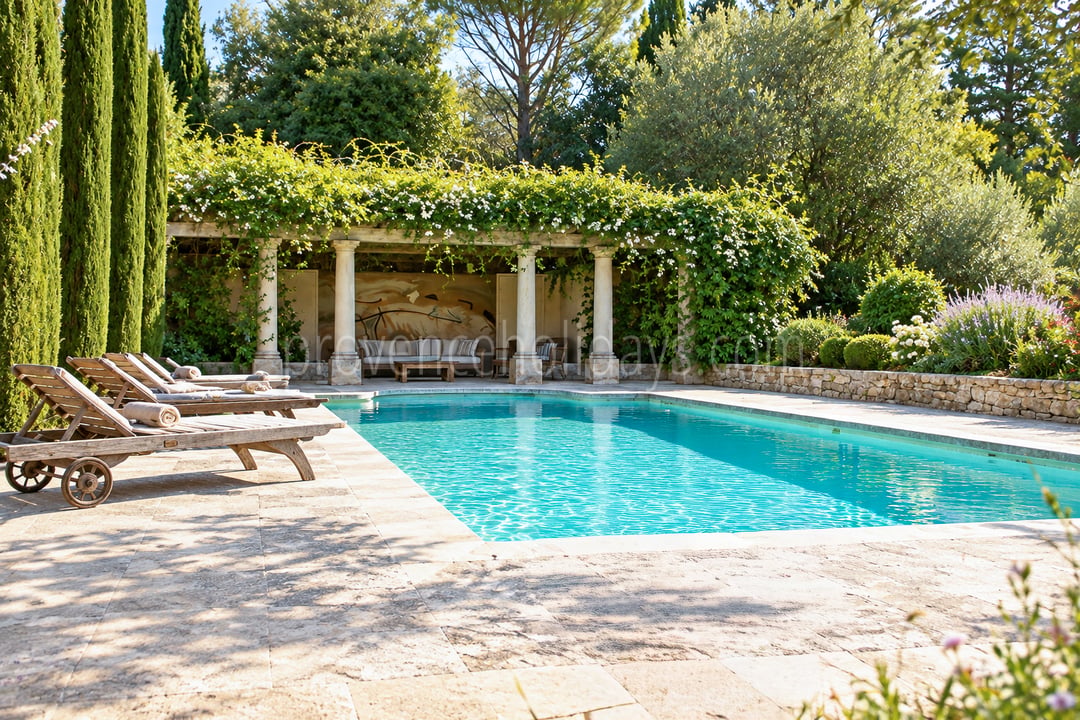 0 - Authentic farmhouse in Saint-Rémy-de-Provence: Villa: Pool