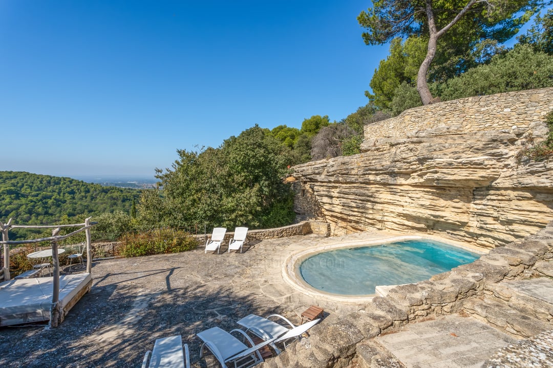 33 - Château de la Roque: Villa: Pool