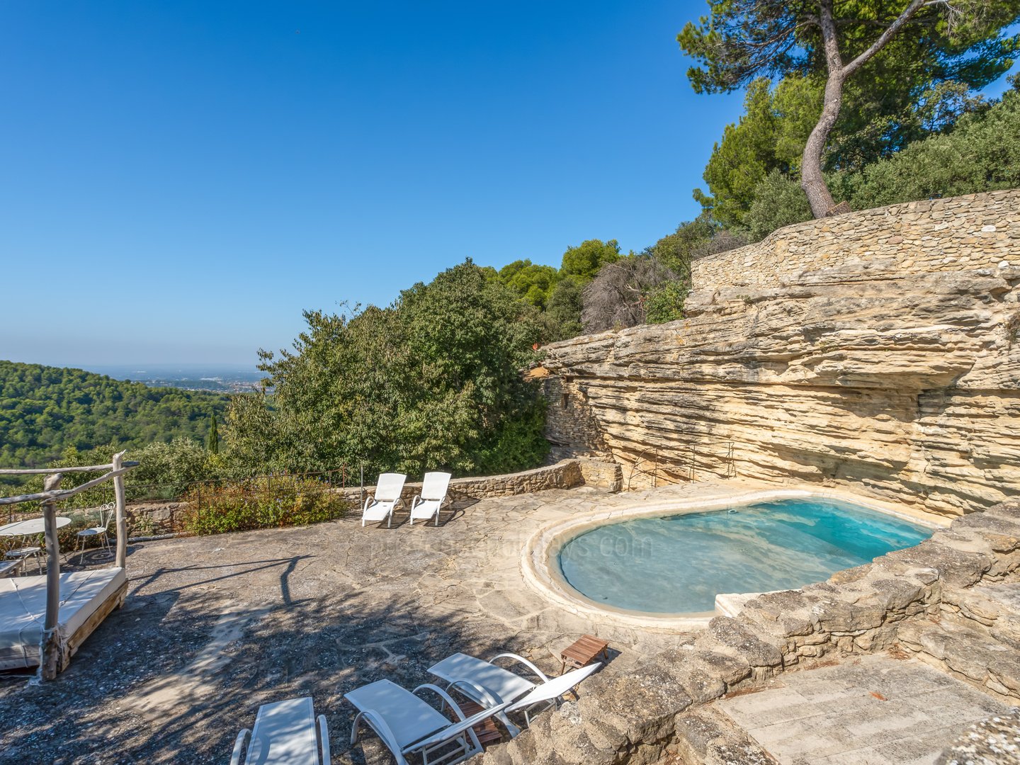 33 - Château de la Roque: Villa: Pool