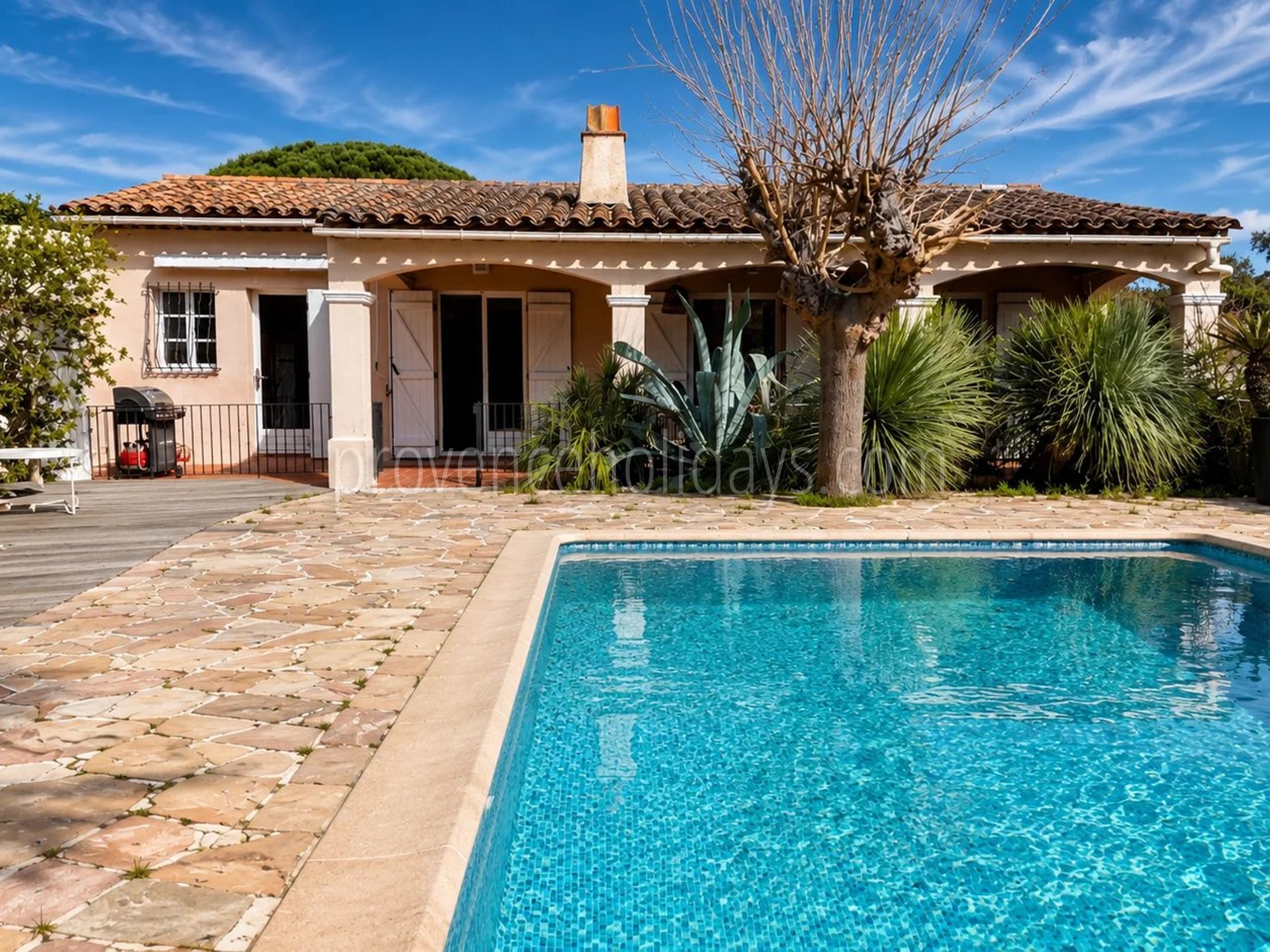1 - Ruhiges Haus in Gassin: Villa: Pool