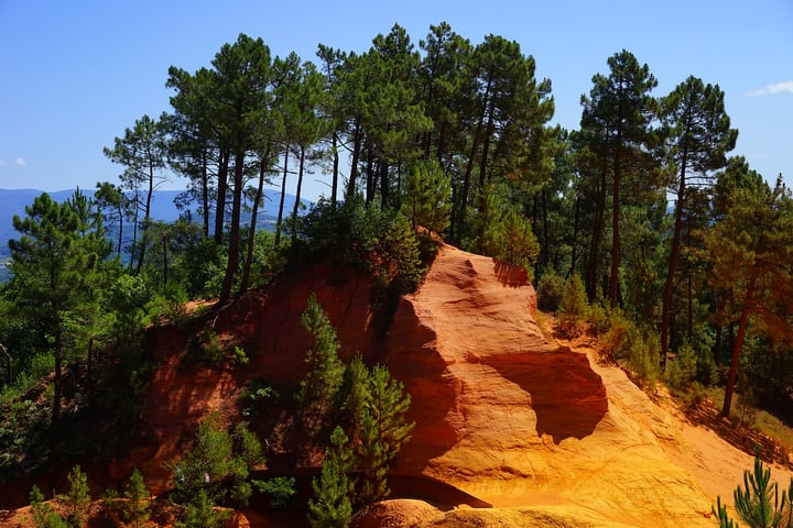 wandelen in Roussillon