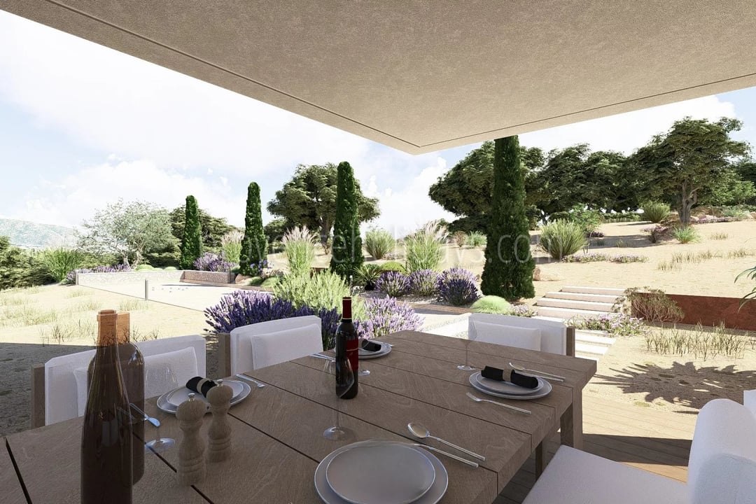 5 - Bioklimatische villa in Cap Bénat: Villa: Exterior