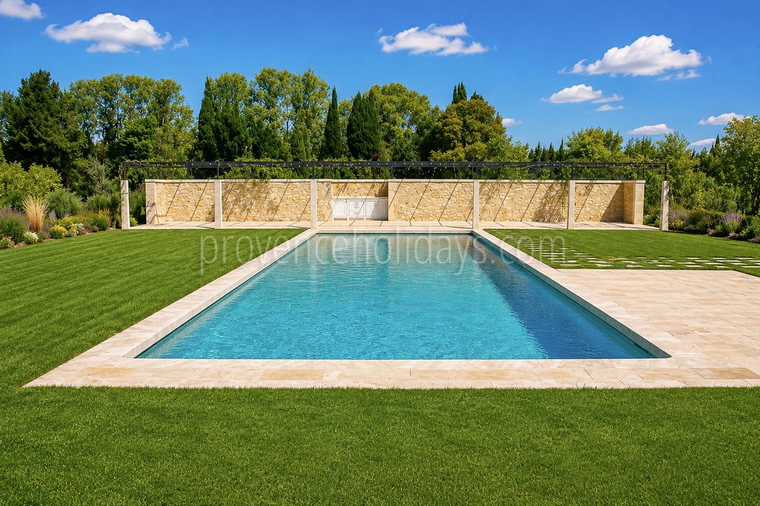 15 - Mas mit Tennisplatz in Eygalières: Villa: Pool