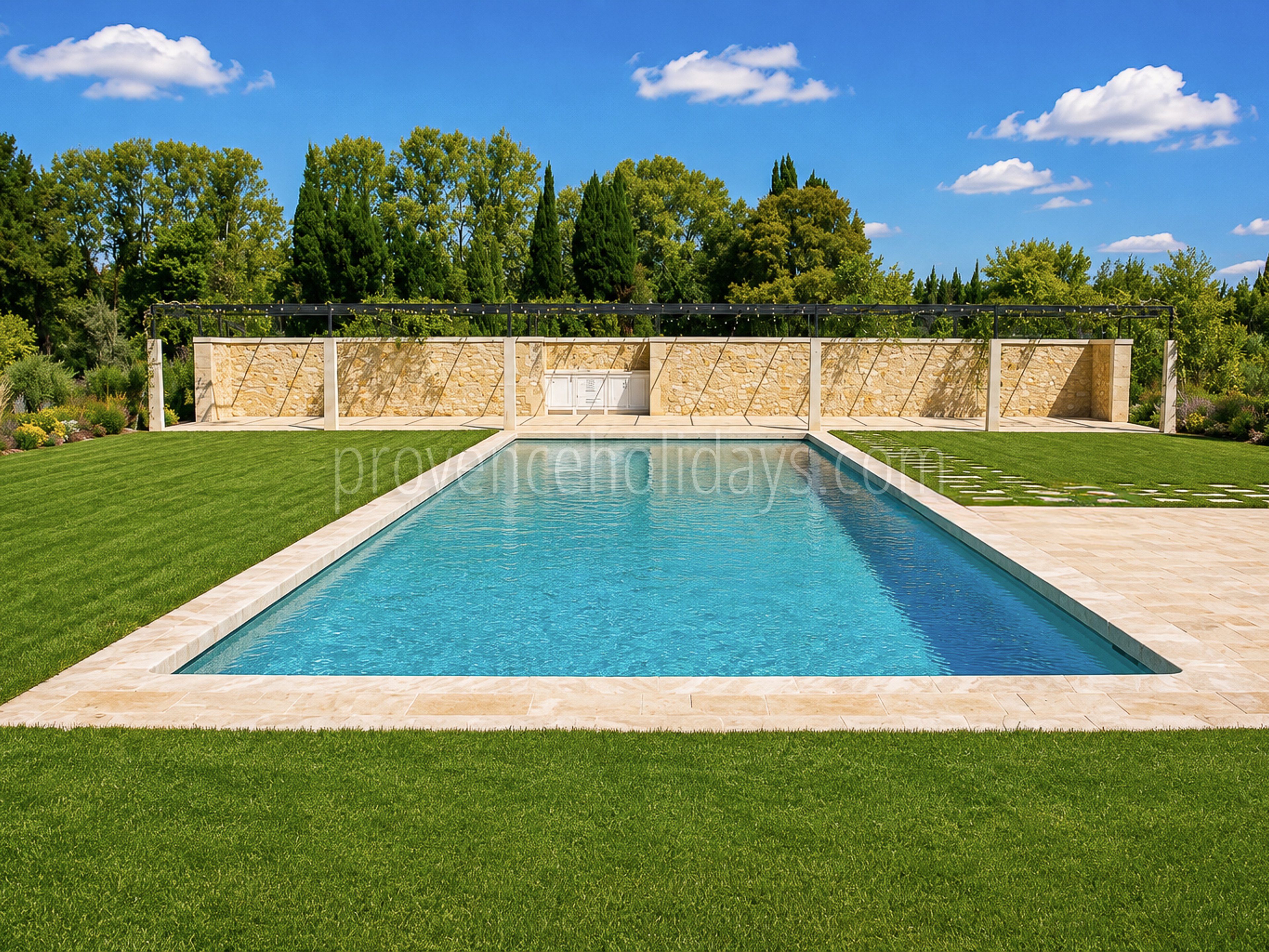 15 - Mas mit Tennisplatz in Eygalières: Villa: Pool