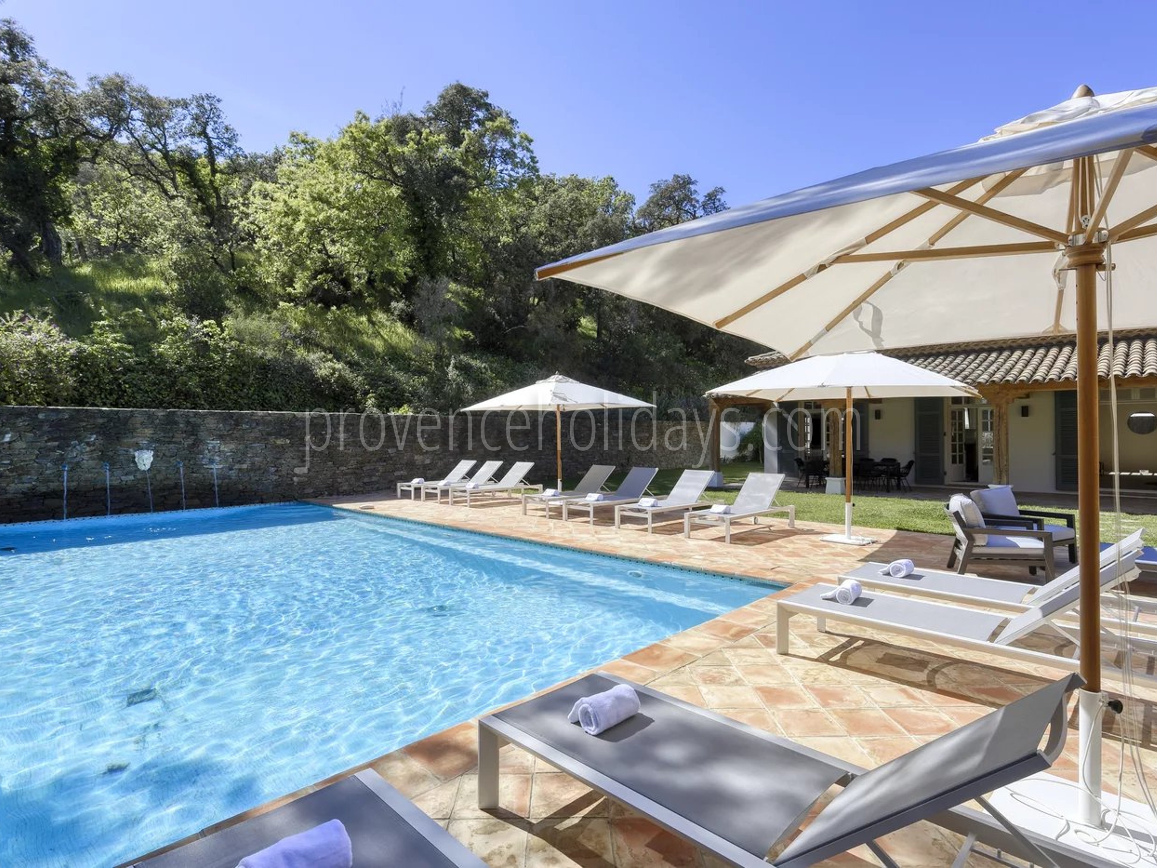 4 - Renovated mas, Ramatuelle: Villa: Pool