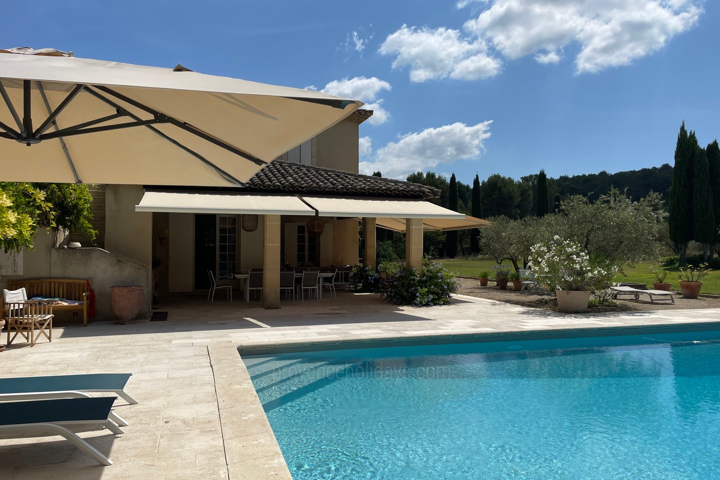 8 - Mas des Trois Cyprès: Villa: Pool