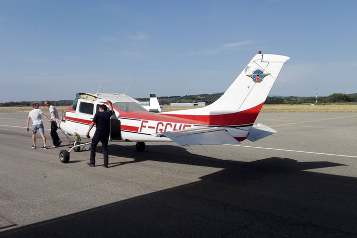 Dans les airs à Montfavet