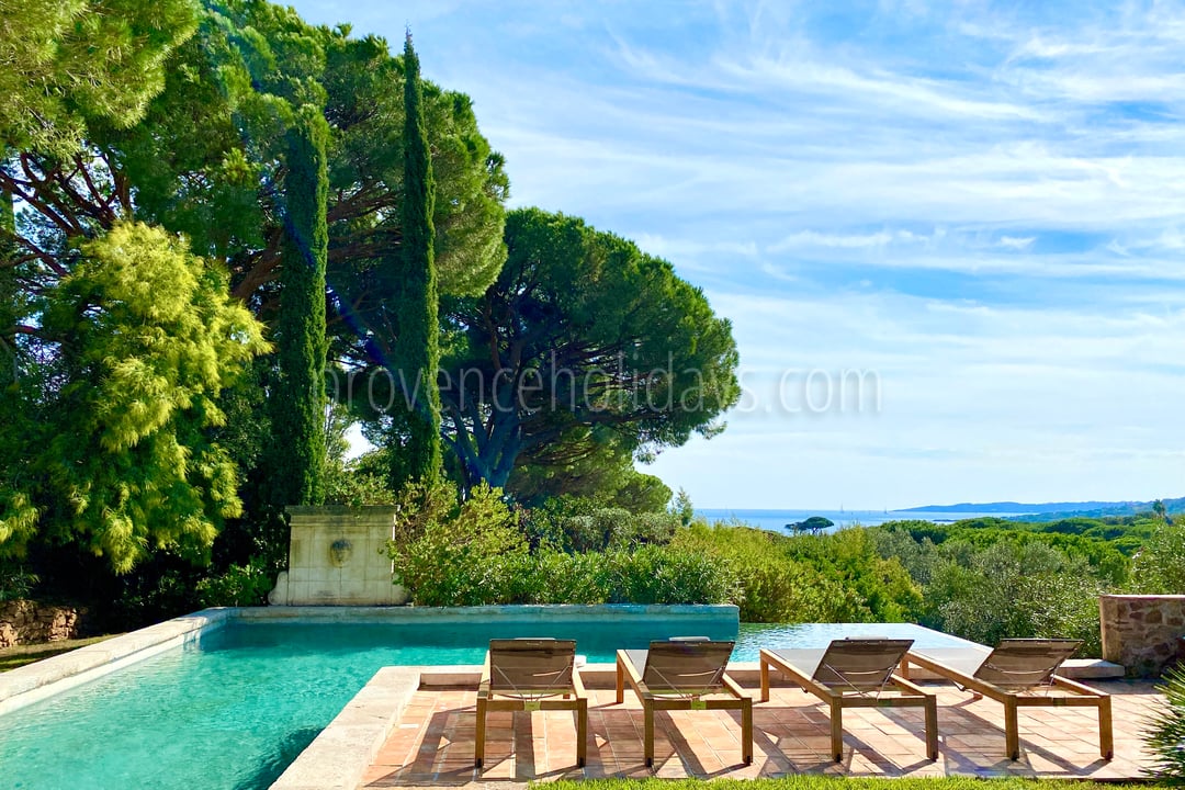 Bastide mit Meerblick und Schwimmbad in Sainte-Maxime