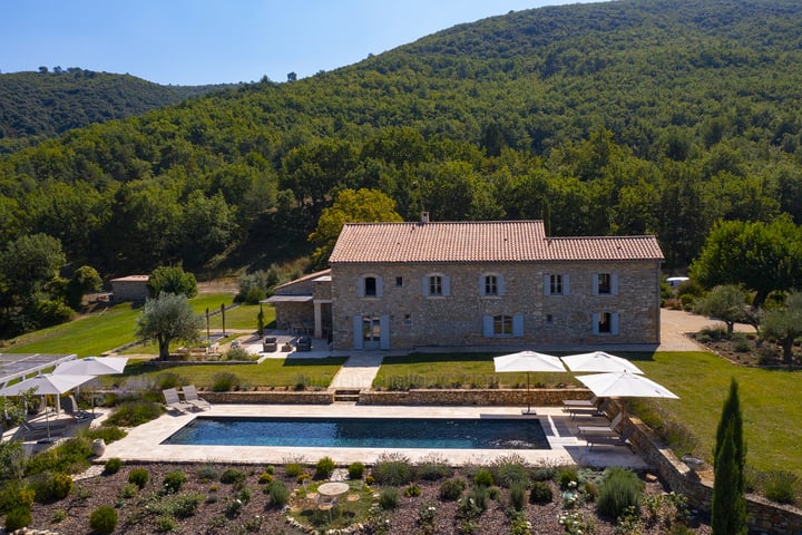 Loma huvila Céreste, Luberon