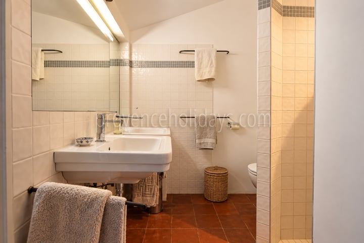 29 - Woning met een prachtig uitzicht in Aubignan: Villa: Bathroom