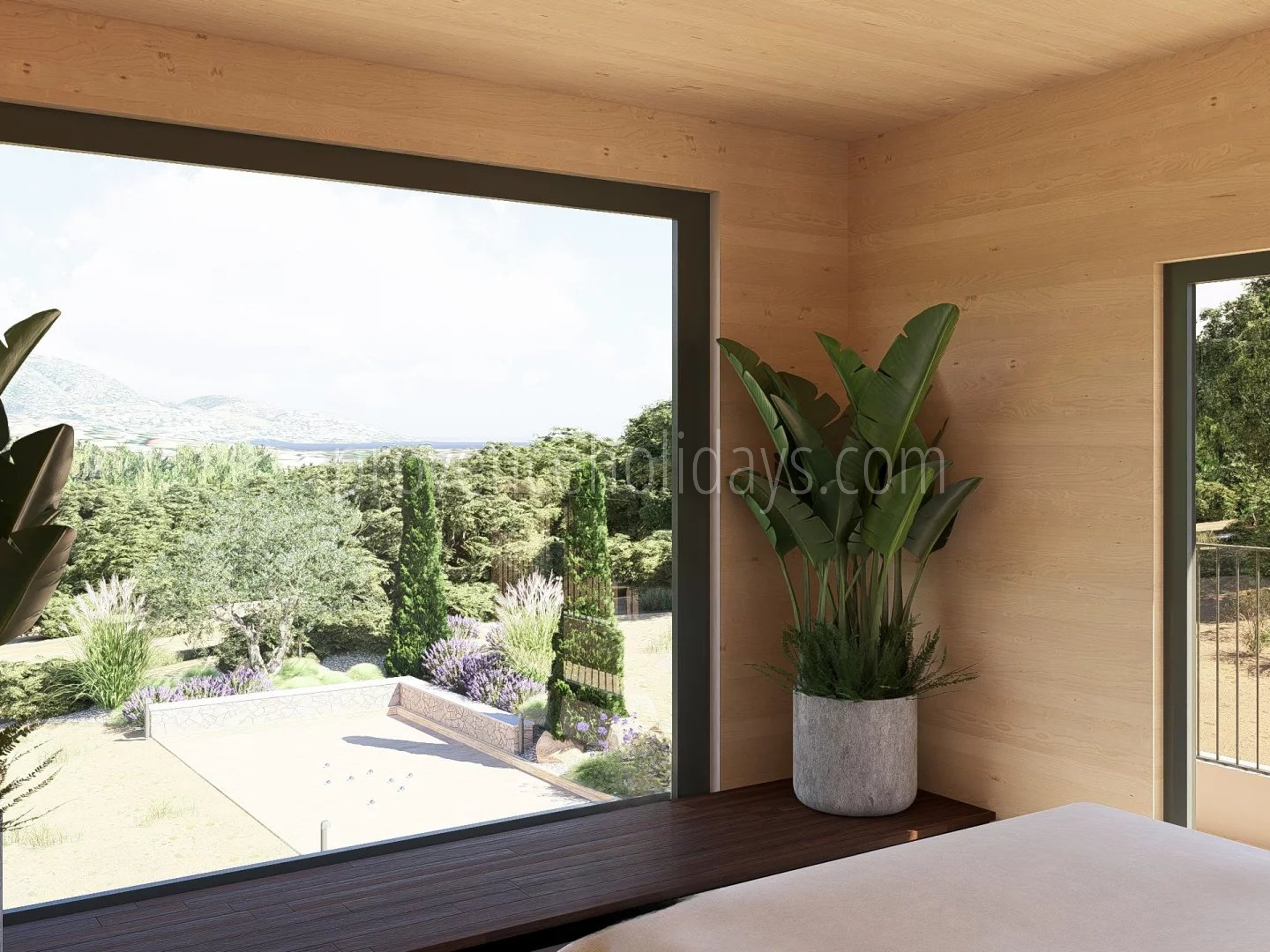 10 - Bioklimatische villa in Cap Bénat: Villa: Bedroom