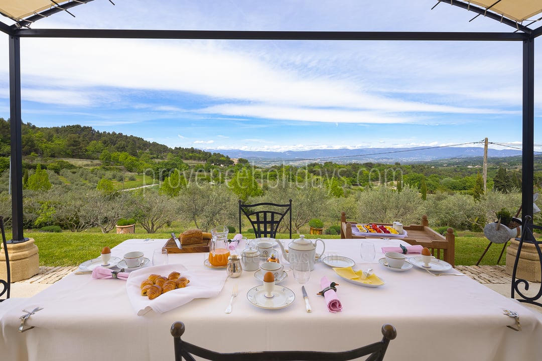 Outstanding property with wonderful views of in Bonnieux 4 - Mas Trigaud: Villa: Exterior