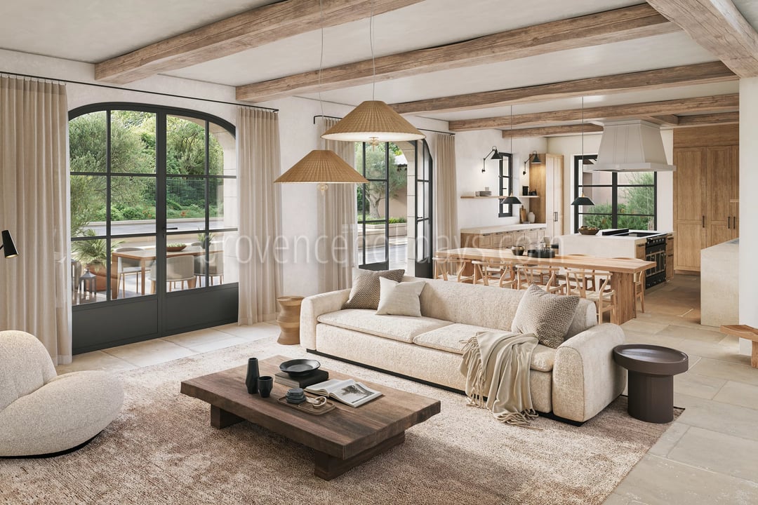 Off-plan mas with private bridge in Saint-Rémy-de-Provence - Interior