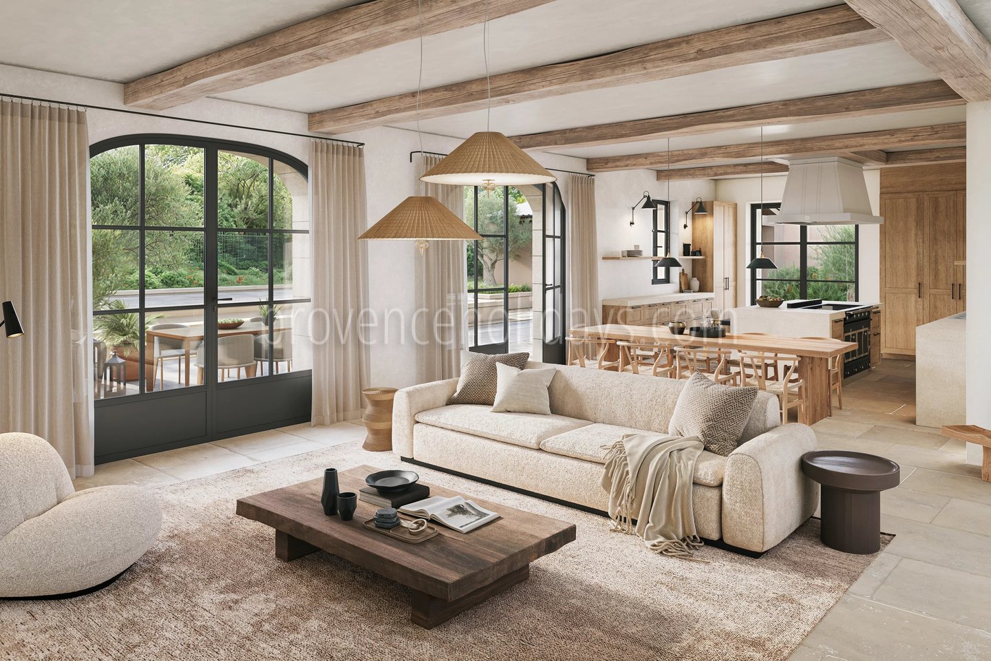 2 - Stone mas in Saint-Rémy-de-Provence: Villa: Interior