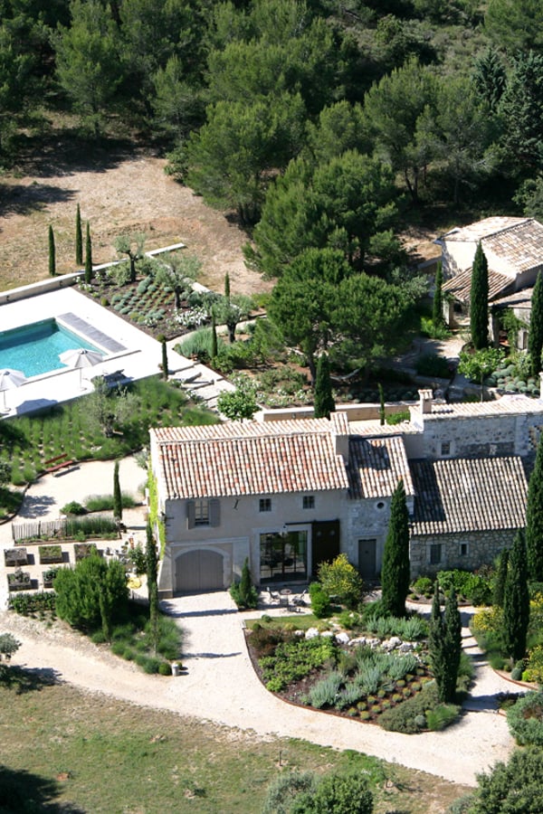 villa ariel view