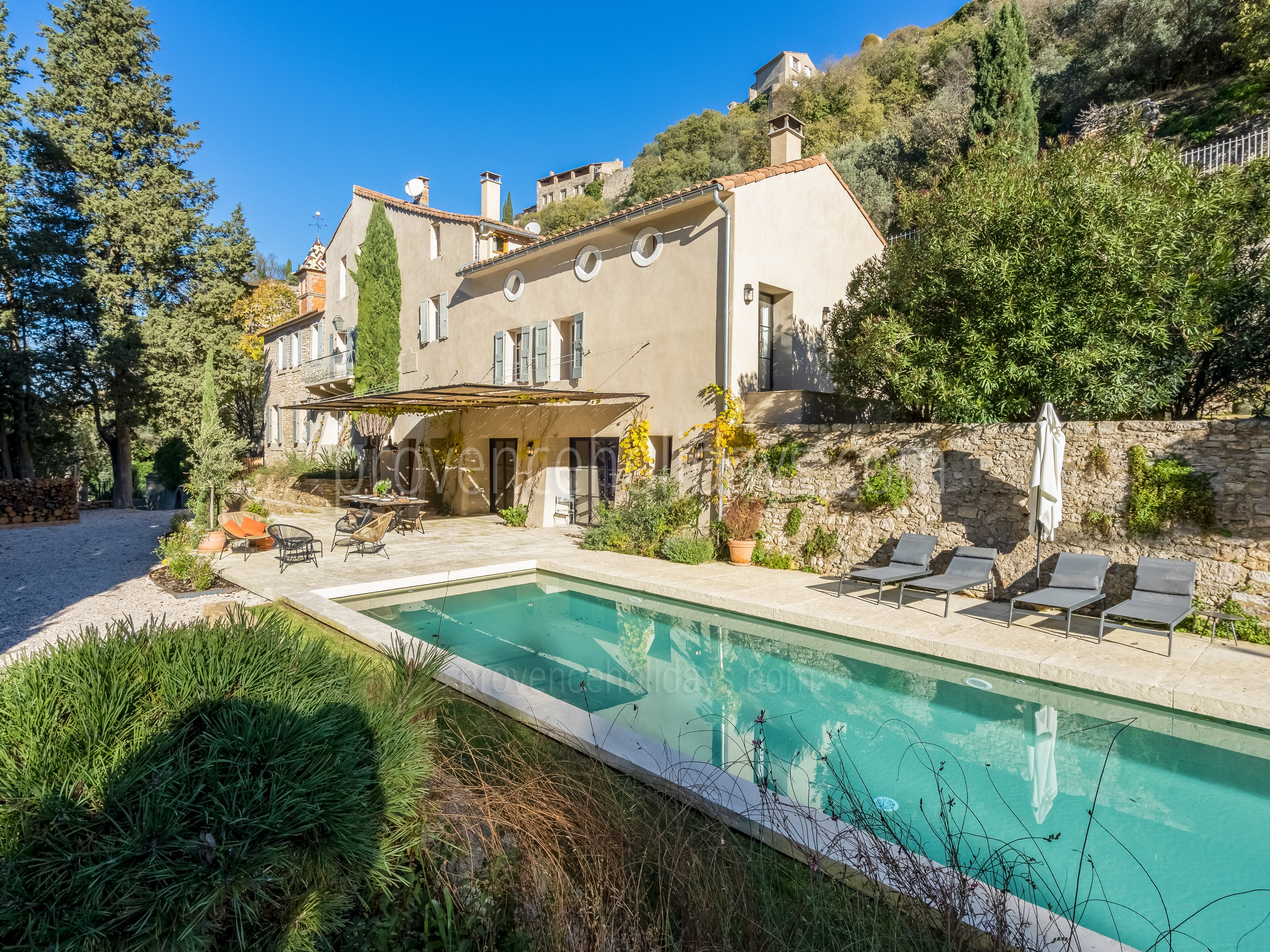 30 - Mas de Venasque: Villa: Pool