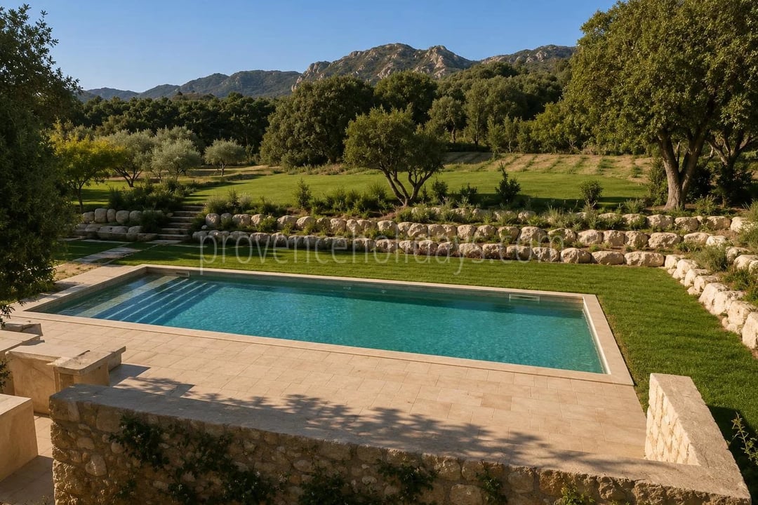 2 - Mas contemporain à Eygalières: Villa: Pool