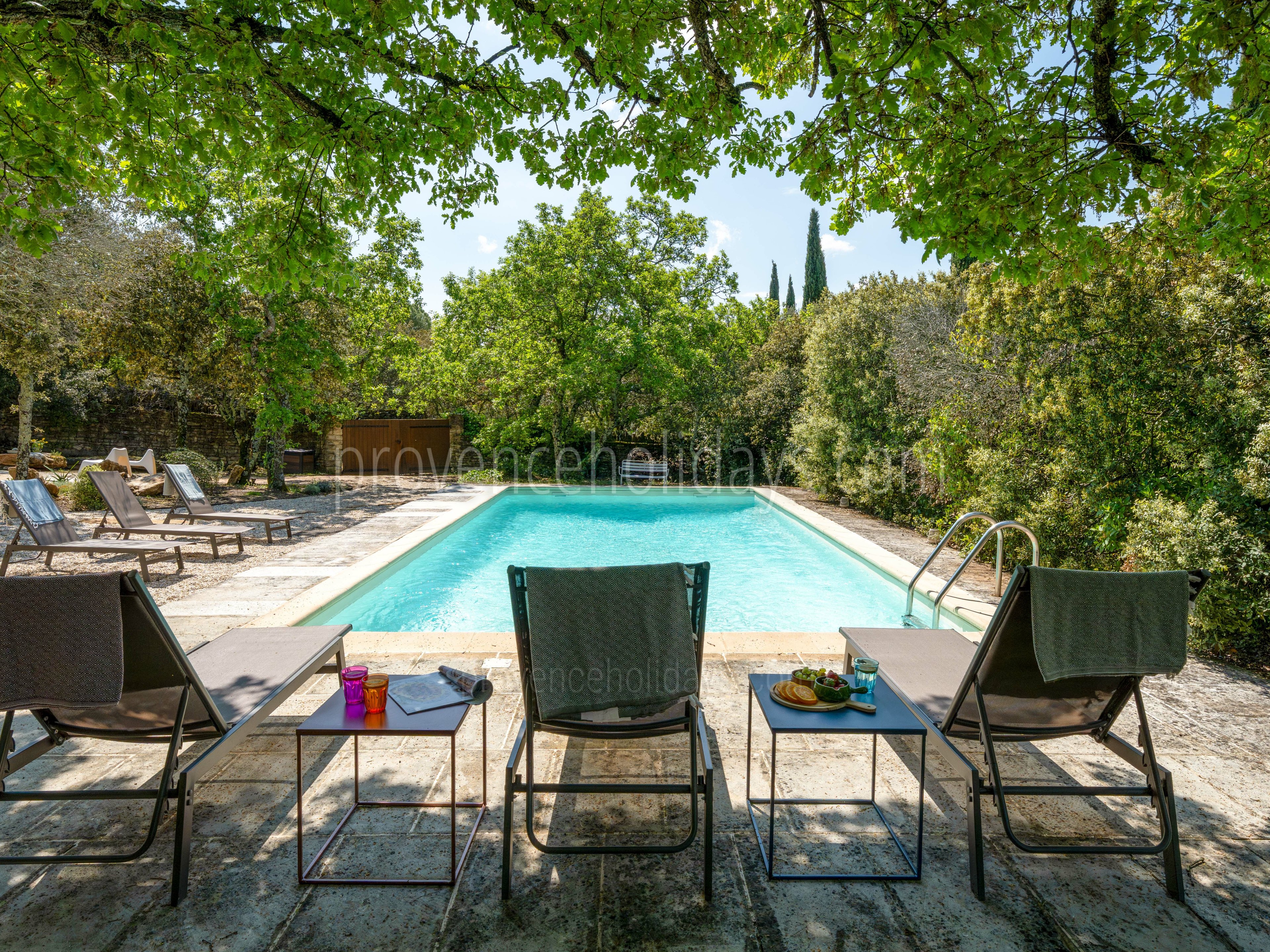 67 - Mas des Chênes Blancs: Villa: Pool