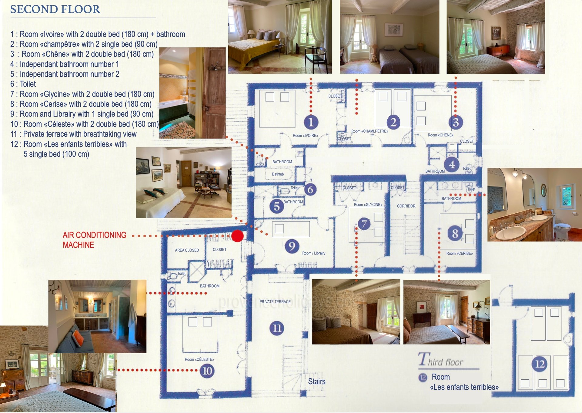 59 - La Bastide Neuve: Villa: Plan