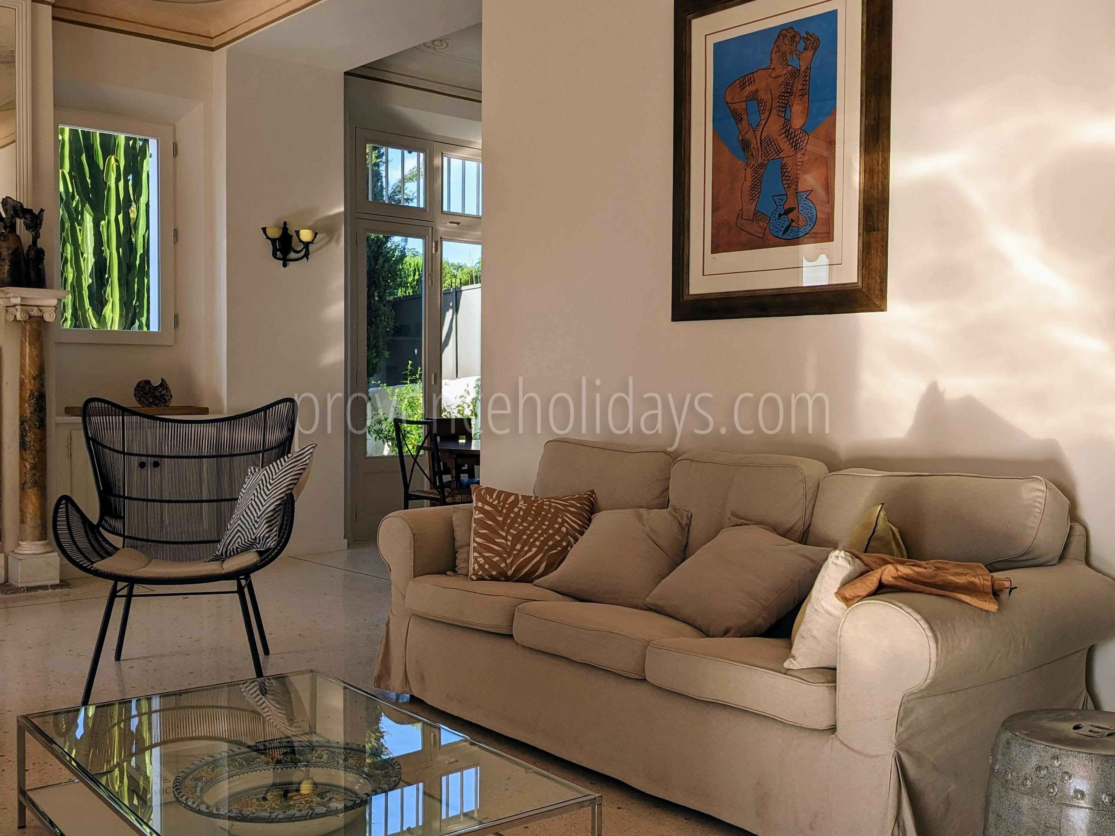 30 - Villa Cap d\'Antibes: Villa: Interior