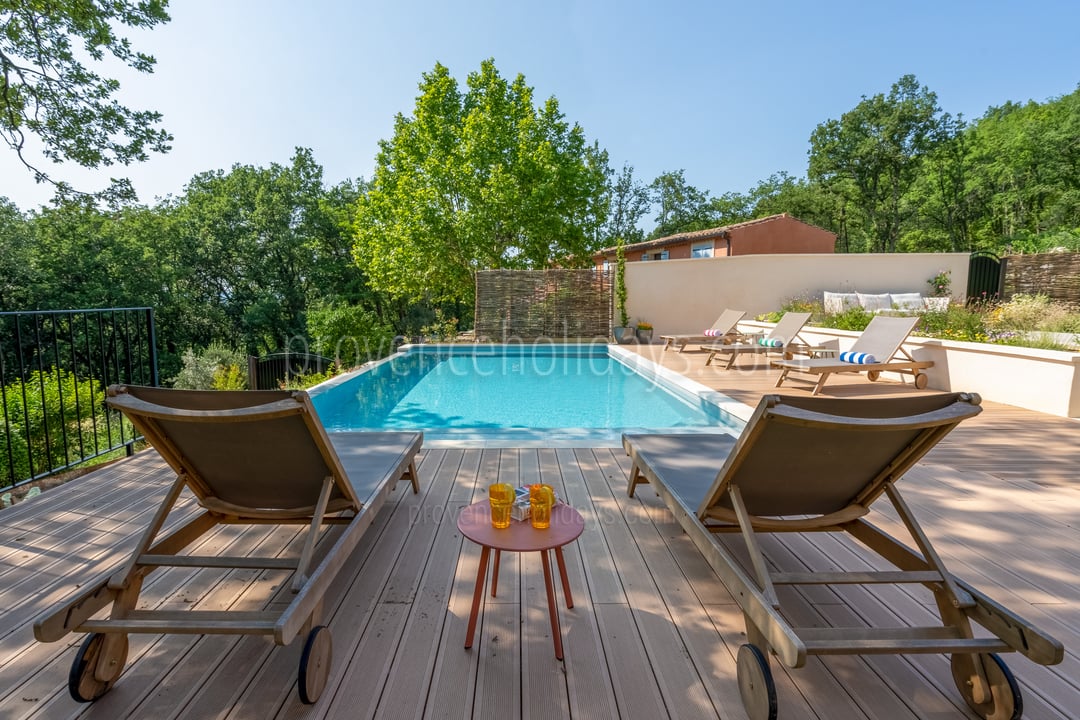 13 - Les Maisons de Saignon: Villa: Pool