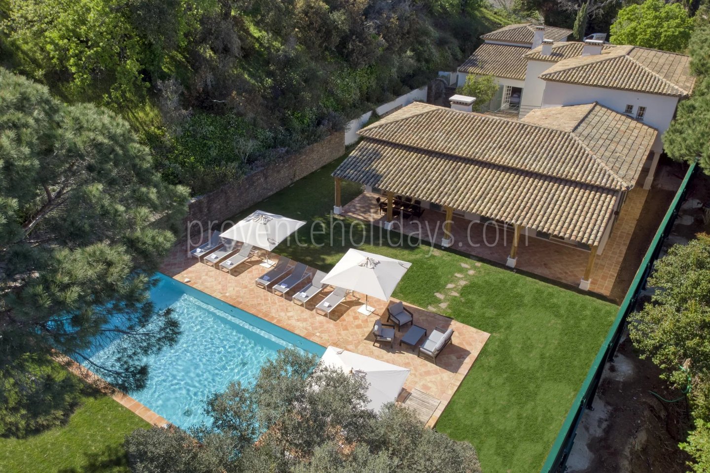 24 - Mas gerenoveerd Ramatuelle: Villa: Pool