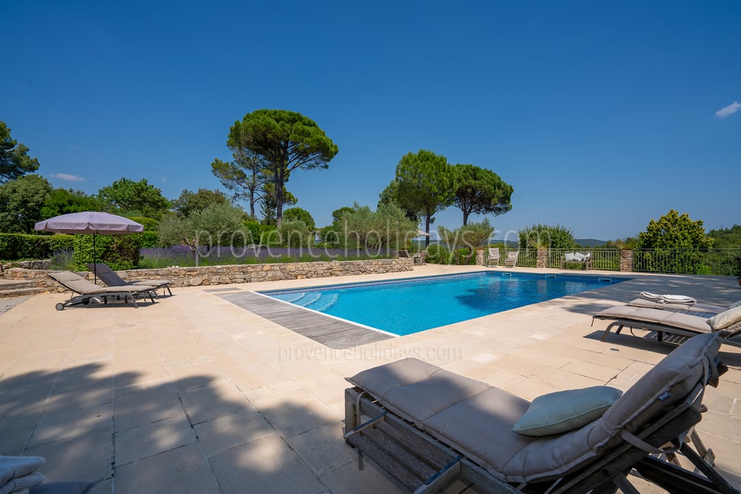 Eine Bastide aus dem 18. Jahrhundert mit Schwimmbad auf 5 Hektar Land 6 - Bastide des Figuiers: Villa: Pool