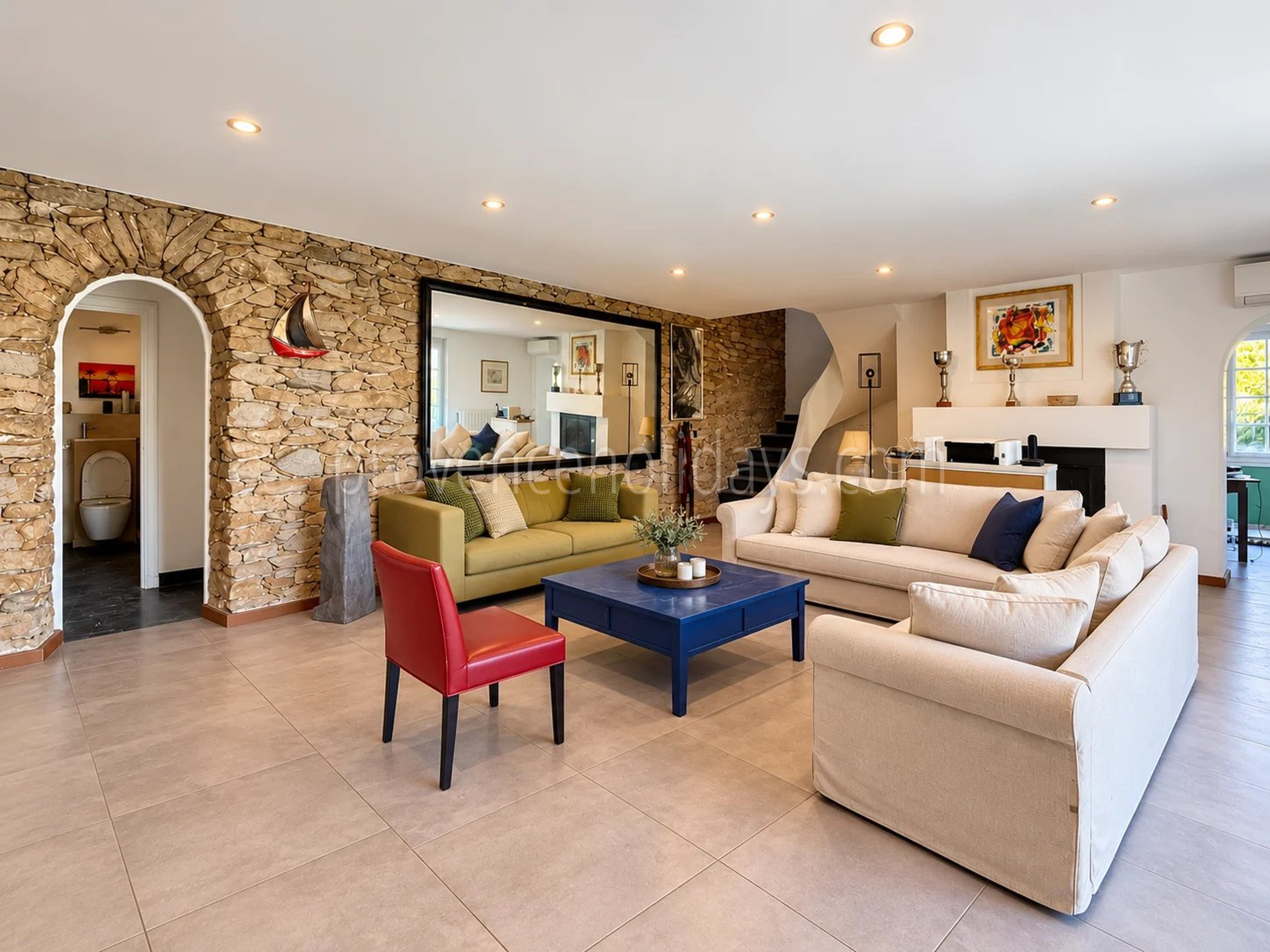 6 - Villa mit Meerblick in Cavalaire-sur-Mer: Villa: Interior