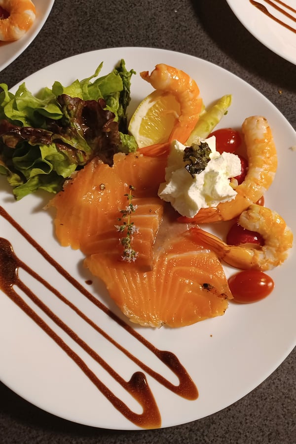 salmon dish