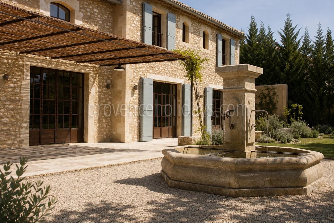 36 - Mas contemporain à Eygalières: Villa: Exterior