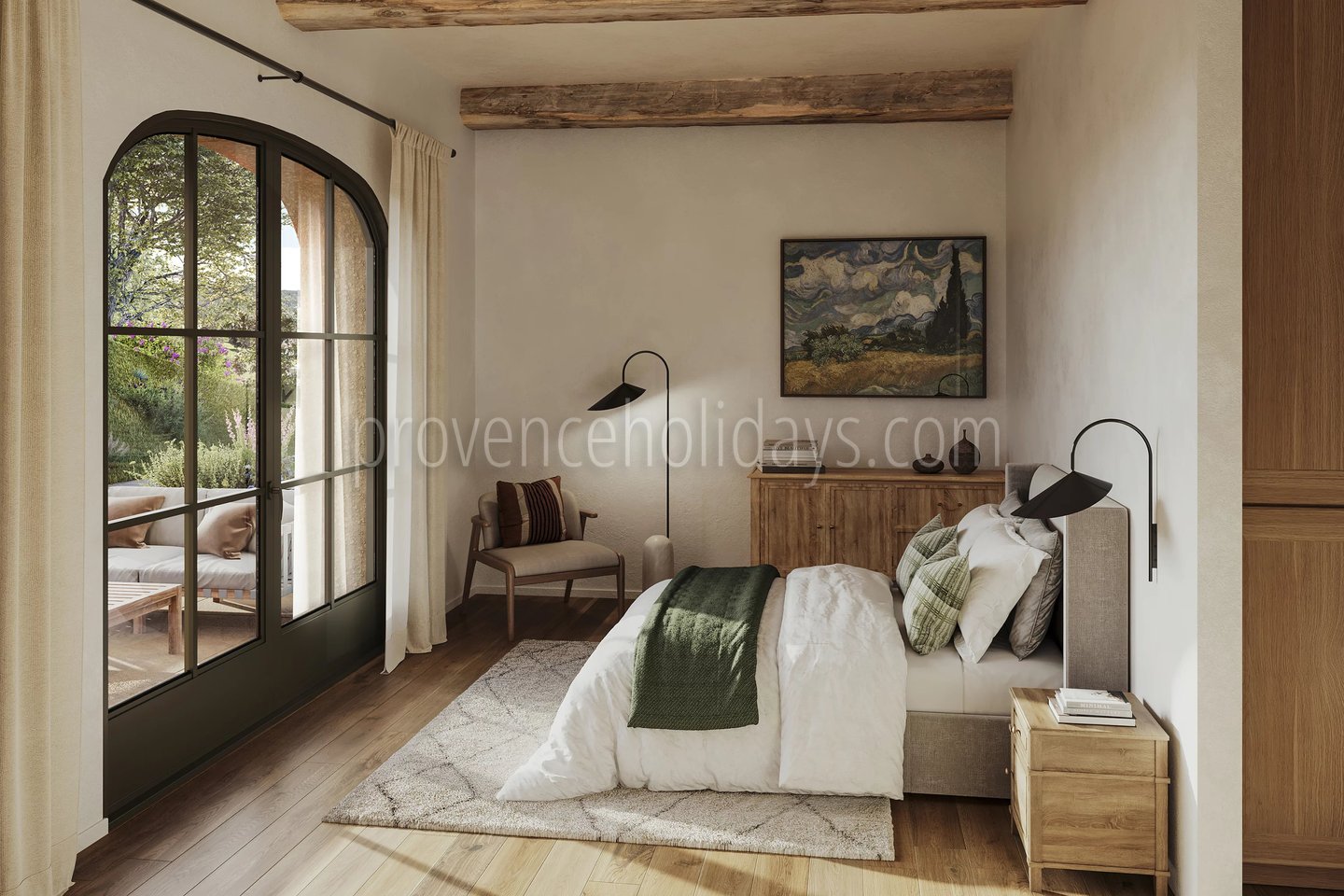 4 - Provençal bastide in Saint-Rémy-de-Provence: Villa: Bedroom