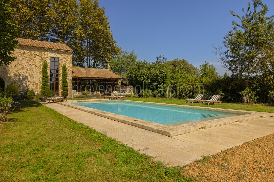 19 - Le Mas d\'Entraigues: Villa: Pool