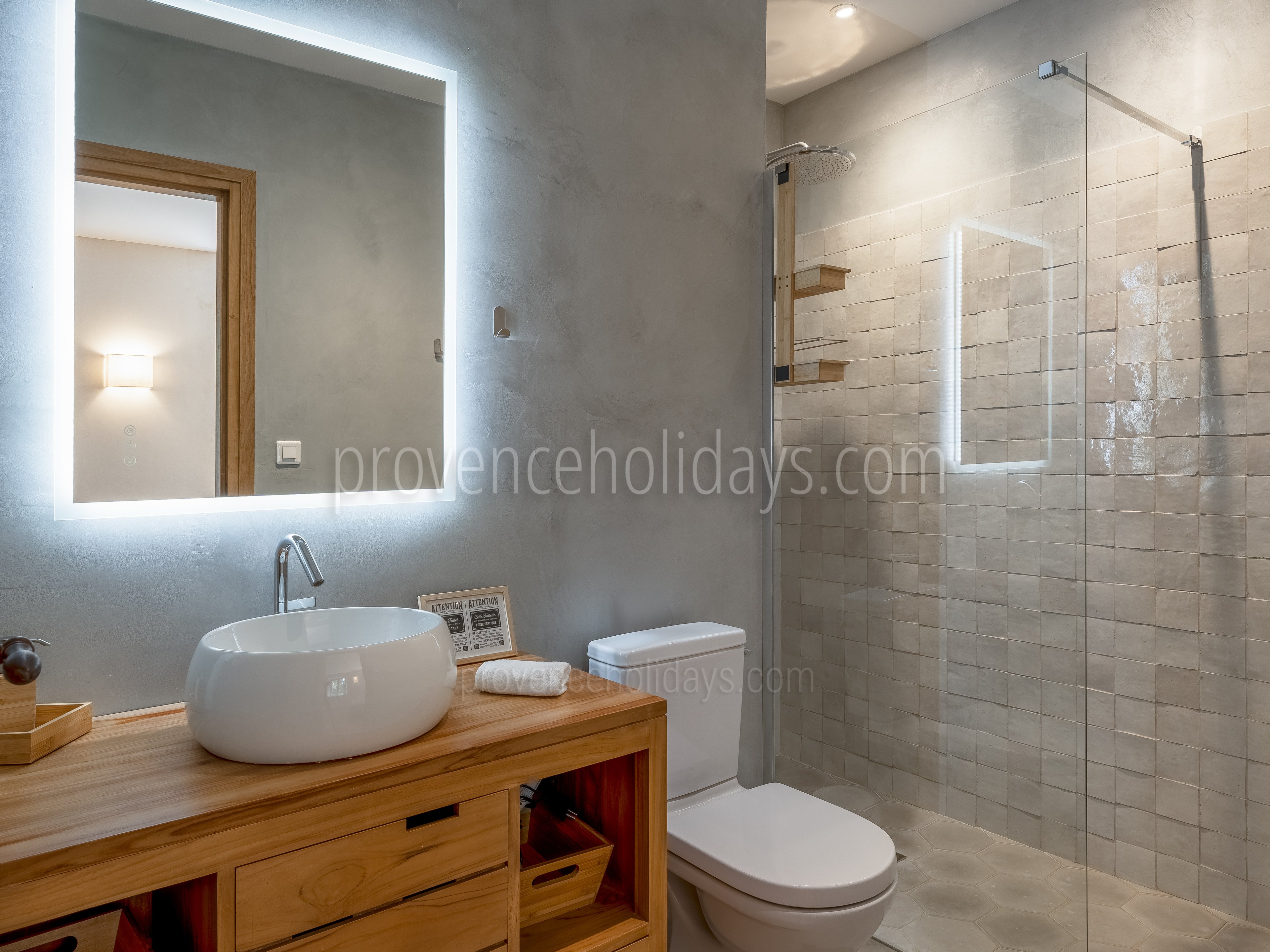 20 - Mas des Chênes: Villa: Bathroom